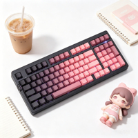 Teclado Barebone Intercambiable en Caliente ZORNHER ZH980 para Juegos de PC, Diseño Estético con Interruptor Mecánico Cremoso y Retroiluminado