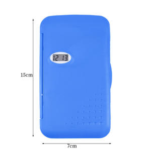 เครื่องคิดเลขแบบพลิก Jiayi KK105B 10 หลัก ฟังก์ชั่นวิทยาศาสตร์ เครื่องคิดเลขสำหรับนักเรียนสอบ ขนาด 15 ซม. x 7 ซม. สีฟ้า - Product Image 1