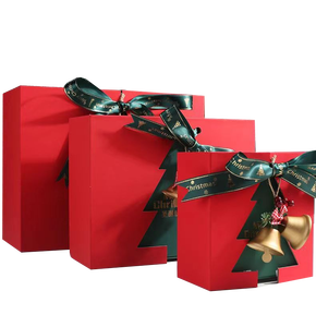 Tùy Chỉnh Giáng Sinh Halloween Giấy Hộp Quà Tặng UV Lớp Phủ Sáng Tạo Đôi Kích Thước Cửa Màu Sắc Tùy Chỉnh Biểu Tượng Dập Nổi Phù Hiệu Bao Gồm - Product Image 1