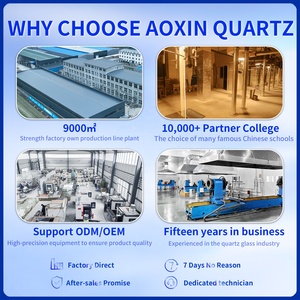 Nhà máy tùy chỉnh cuarzo hợp nhất silica thạch anh nhiệt độ cao & chống ăn mòn thạch anh Ống thử nghiệm thạch anh mẫu ống - Product Image 6