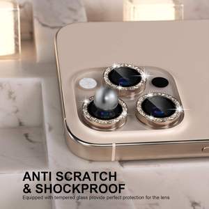 Lớp <span class=keywords><strong>AAA</strong></span> Chất Lượng Trong Suốt 3D Cong 2.5D Đầy Đủ Keo Điện Thoại Di Động Máy Ảnh Ống Kính Kính Bảo Vệ Cho iPhone 15 16 16 Pro Max - Product Image 2