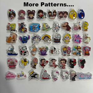 Perles acryliques en vrac à double face imprimées, motif personnage <span class=keywords><strong>de</strong></span> l'anime Strawberry Shortcake, pour stylos, sangles <span class=keywords><strong>de</strong></span> téléphone, et porte-badges DIY - Vente en gros - Product Image 6