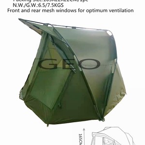 <span class=keywords><strong>Tente</strong></span> de pêche à la <span class=keywords><strong>carpe</strong></span> de style européen, robuste, quatre saisons, imperméable 3500 mm, 4-6 personnes, tissu Oxford, poteaux en aluminium - Product Image 5