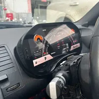 Pour Nissan 350Z 2002-2008 : Écran numérique de tableau de bord, cockpit virtuel, compteur kilométrique, écran Carplay, affichage de la vitesse, unité centrale