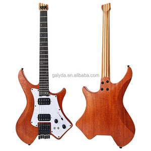 Wholesale G-700 Headless Electric Guitar Kit Cool <b>Instruments</b> Customizable 7-piece Maple neck Headless Electric Guitar - Product Image 1