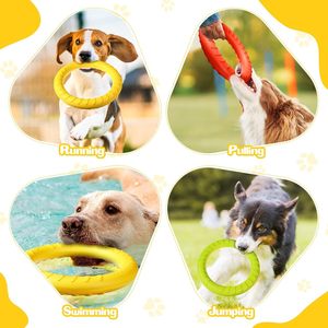 Factory Eco-Friendly <strong>Dog</strong> Training <strong>Chew</strong> Toy Classic and Modern Flying Discs for <strong>Aggressive</strong> <strong>Chewers</strong> Daily Pet Training Ring - Product Image 3