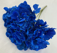 Prix de gros fleurs artificielles en soie bleu marine royale pour la décoration de fête de mariage centres de table de fleurs