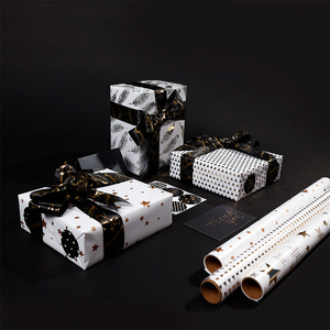 Rouleau de papier d'emballage d'emballage de série feuille d'anniversaire de haute qualité - Product Image 4