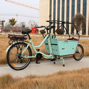 <span class=keywords><strong>Vélo</strong></span> cargo électrique, <span class=keywords><strong>vélo</strong></span> pour enfants, tricycle, <span class=keywords><strong>vélo</strong></span> cargo électrique pliable à 2 roues avec chargement frontal, pour la famille Bakfiets city - Product Image 4