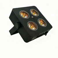 Projecteur LED Par Can RGBWA UV 4x18W à distance, DMX, rechargeable, DJ, éclairage de scène pour mariage, discothèque, fête, sans fil, alimenté par batterie