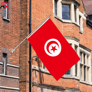 Bandiera Nazionale della <span class=keywords><strong>Tunisia</strong></span> 3x5 Piedi all'Ingrosso, Bandiera Sportiva da Esterno in Poliestere, Bandiera del Paese della <span class=keywords><strong>Tunisia</strong></span> - Product Image 5
