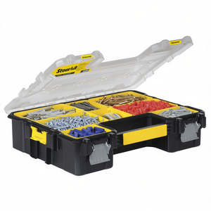 Organizer Pro Fatmax Portable Plastic <b>Tool</b> <b>Box</b> <b>with</b> Compartmentalized Storage (7-9 Compartments) for Hardware and Fasteners - Product Image 2