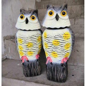 Répulsif pour oiseaux - Le dispositif ultime pour éloigner les oiseaux. Figurine modèle chat-hibou. Appât attrayant avec mécanisme à ressort - Product Image 4