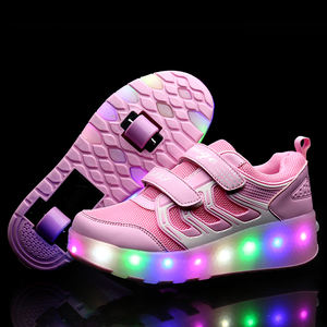 Zapatillas con Ruedas LED Recargables para Niños que Aman Patinar y Caminar, Zapatos con Ruedas para Niños - Product Image 1