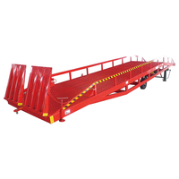 Pont de chargement hydraulique mobile Plateforme de chargement et de déchargement de conteneurs Rampe pour chariot élévateur