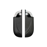 Manettes gauche et droite transparentes tricolores en PC+TPU avec contours surélevés pour une meilleure prise en main pour Nintendo Switch 2 - Accessoires de jeu