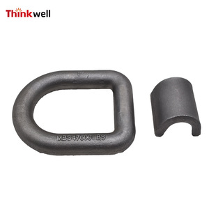 ห่วงรัดเหล็กคาร์บอน Thinkwell D Ring รับน้ำหนักได้ 47600 ปอนด์ สำหรับยกและดึงในการขนส่งโลจิสติกส์ - Product Image 1