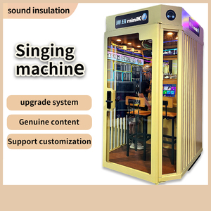 2 giocatori divertimento Karaoke distributore automatico piccolo KTV aria condizionata Mobile sala canto 12 mesi giochi a gettoni - Product Image 6