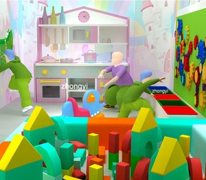 0-13세 어린이 놀이 공간 놀이터 센터 실내 놀이터 놀이기구 - Product Image 2