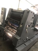 Imprimante offset Heidelberg GTO 52 2 couleurs, humidification originale à l'alcool, 12 000 pages, alimentation en feuilles