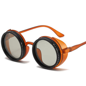 แว่นกันแดดโพลาไรซ์ทรงกลม รุ่น Retro ND9-level ปี 2026 ปรับความเข้มแสงได้ ป้องกันรังสียูวี 400 สไตล์พังก์ สำหรับผู้ชายและผู้หญิง เหมาะสำหรับกิจกรรมกลางแจ้ง - Product Image 1