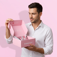 Boîte d'expédition en carton ondulé recyclable pour cosmétiques et dentifrice, avec forme personnalisable et impression à lamination mate