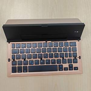 Universelle Dreifach-Faltbare Bluetooth-Tastatur aus Aluminiumlegierung für iOS, Android und Windows Mobiltelefone und Tablets - Product Image 5