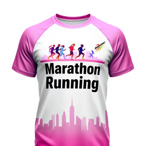 T-Shirt da Uomo Personalizzate per Maratona, Magliette Sportive Traspiranti per Eventi, OEM/ODM con Logo, Fabbrica Certificata BSCI - Product Image 2
