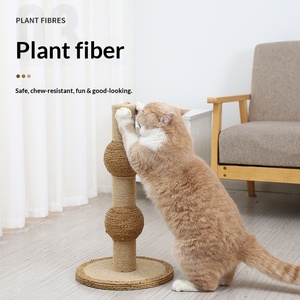 Bola Garukan Ganda Khusus Hewan Peliharaan, Tiang Garukan Kucing, Bingkai Panjat Vertikal, Perlengkapan Hewan Peliharaan, Produk Terlaris Lintas Negara - Product Image 3