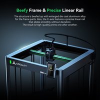 Nueva Impresora 3D Ender 5 Max FDM con Motor, Pantalla Táctil a Color de 4.3 Pulgadas, Volumen de Impresión de 40x40x40 cm, Nivelación Automática de 36 Puntos, Compatible con PLA