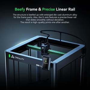 Imprimante 3D FDM Ender 5 Max d'origine avec écran tactile couleur de 4,3 pouces, 40*40*40 cm, nivellement automatique à 36 points, prise en charge du PLA - Product Image 5