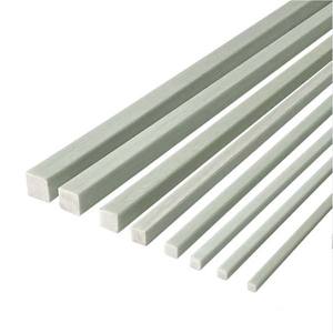 פיברגלס מותאם אישית פיברגלס לבן מוט מרובע 4 מ "מ x 4 מ" מ - Product Image 2