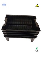 Boîte de bobinage SMT antistatique Leenol ESD en forme de rouleau avec rainure, support de bobine en plastique pour l'électronique