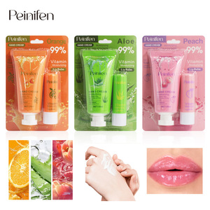 Color Changing <b>Lip</b> Balm Hand <b>Cream</b> Set Skin Care Autumn Winter Moisturizing Botanical Hydrating Anti Chapping Combo - Product Image 1