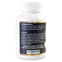Capsules de supplément de racine de Maca noire OEM – Poudre naturelle à base de plantes pour l'énergie, la vitalité, la force physique et l'équilibre
