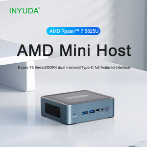 Inyuda NUC mini hộp AMD ryzen7 8G 256G SSD Wifi NUC cho văn phòng kinh doanh nhà Mini Máy chủ máy tính - Product Image 5