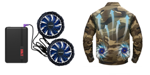 Ventilateur de refroidissement Vêtements DC Power Bank 20000mAh 17V <span class=keywords><strong>19V</strong></span> Batterie rechargeable 35W USB C Charge rapide 24V Powerbanks pour veste - Product Image 5