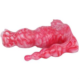 Realista suave silicona <span class=keywords><strong>Pony</strong></span> Dick molde USB recargable impermeable VIBRADOR ELÉCTRICO calabaza bola en forma de masturbación Vaginal - Product Image 3