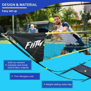 Portatile <span class=keywords><strong>Mini</strong></span> <span class=keywords><strong>Pickleball</strong></span> netto resistente in poliestere personalizzato facile configurazione per interni esterni senza attrezzi necessari per il corridoio - Product Image 5