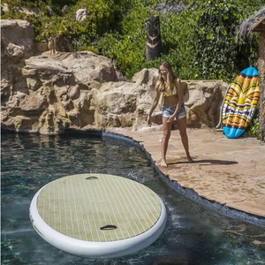 Plate-forme flottante gonflable à eau <span class=keywords><strong>Prix</strong></span> d'usine Plate-forme flottante à eau Vacances en plein air Fête de l'eau Ponton gonflable - Product Image 2