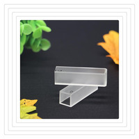 Cuvette en quartz UV transparente de 10 mm pour micro-réactions, matériel de laboratoire