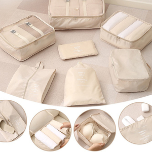 Customizable Seven-Piece Oxford Cloth Light Weight Water-Proof <strong>Travel</strong> Storage <strong>Bag</strong> Multifunctional Portable Organizer <strong>Luggage</strong> - Product Image 5