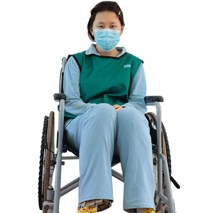 Gilet de contention pour lit médicalisé en polyester avec rembourrage, soutien dorsal, produit d'aide à la mobilité pour hommes - Product Image 3