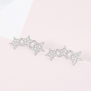 Mini <span class=keywords><strong>Orecchini</strong></span> a Stella <span class=keywords><strong>per</strong></span> Piercing Trago, Helix, Lobo, Cartilagine, Gioielli Trendy <span class=keywords><strong>per</strong></span> Ragazze - Product Image 5