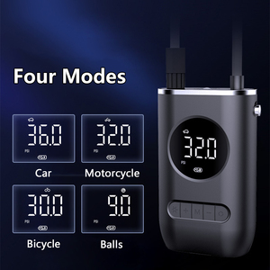 Compresseur d'<span class=keywords><strong>air</strong></span> numérique sans fil pour pneus de voiture 150 PSI avec arrêt automatique et lumière LED pour voiture, moto et vélo - Product Image 4