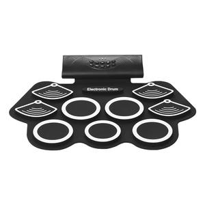 Kit de tambor electrónico portátil, batería de litio de 1000mA con <span class=keywords><strong>baquetas</strong></span>, 9 almohadillas de silicona, altavoz estéreo incorporado - Product Image 5