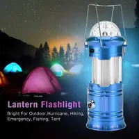 2025 lumière solaire Portable pliable LED lampe de poche scène flamme effet lampe Camping en plein air randonnée tente lanterne lumière