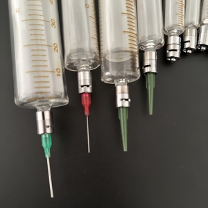 Sortie d'usine professionnelle <span class=keywords><strong>Booster</strong></span> résistant à la corrosion seringue à aiguille en verre Luer Lock <span class=keywords><strong>cylindre</strong></span> de baril de distribution - Product Image 2