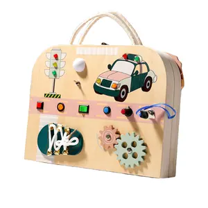 2024 novos produtos caixa ocupada brinquedos educativos interruptor led placa ocupada brinquedos montessori para crianças
