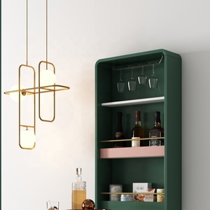 Mesa de Bar Plegable Pequeña para Apartamento, Diseño Jasiway, Blanca y Verde, Mueble Moderno para el Hogar - Product Image 3